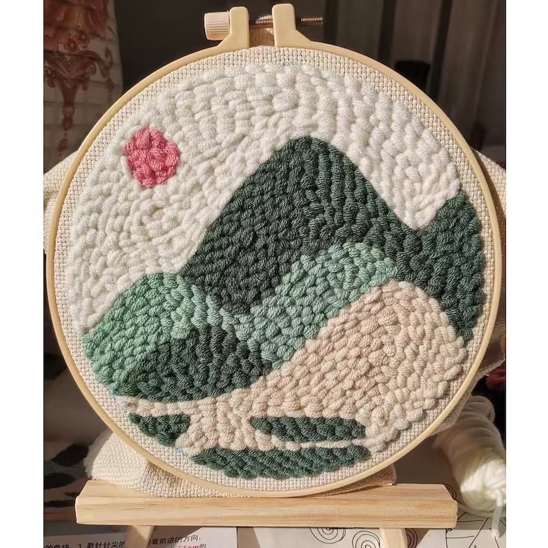 Beginner Punch Needle Kit/adjustable Punch Needle/yarn Etsy