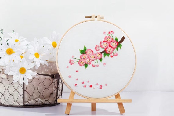 DIY Handcrafted Chinese Bouquet Embroidery Kit Beginner