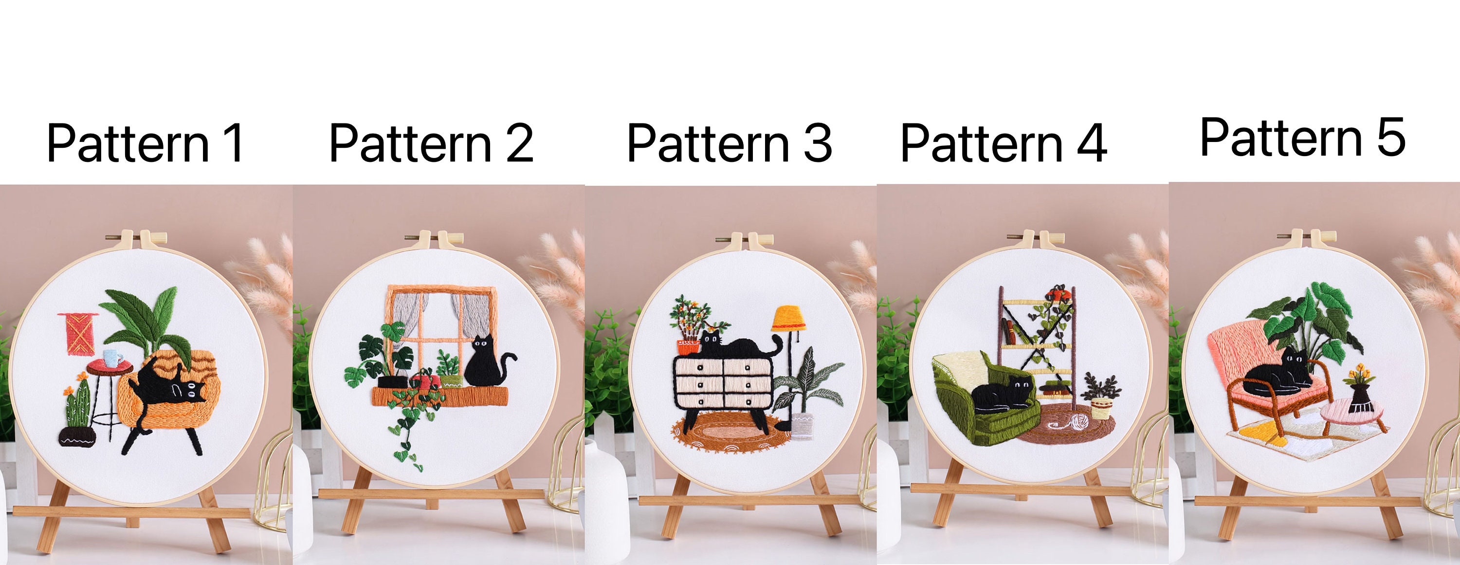 Embroidery Kit For Beginners Modern Crewel Embroidery Kit