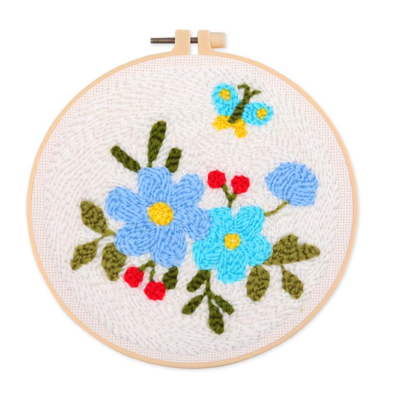 Flowers Punch Needles Start Kit/ Beginner Punch Needle Kit With ...