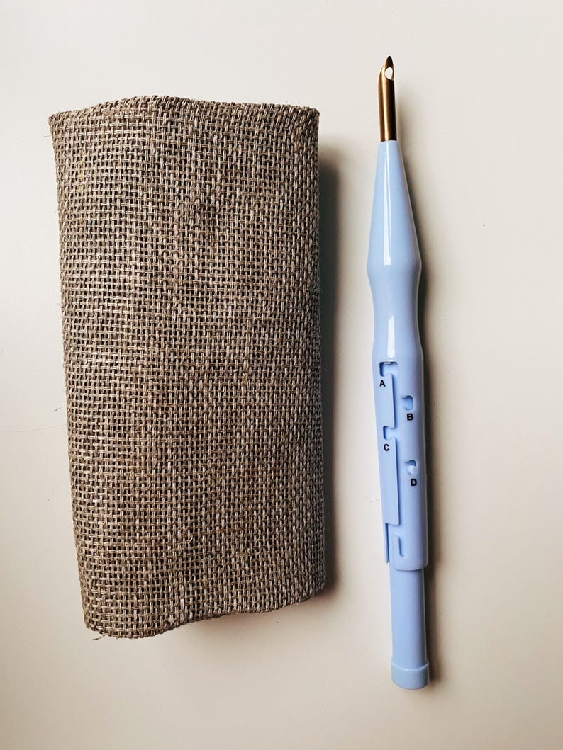 Beginner Punch Needle Kit/tufting Adjustable Tool/yarn Etsy