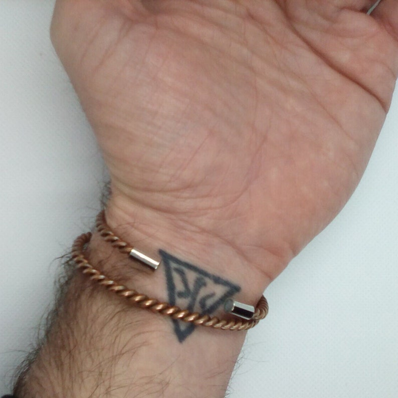2x Magnetic Copper Tensor/Lakhovsky Coil Bracelet image 2