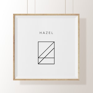 Klassiek minimaal logo-ontwerp met aangepaste naam