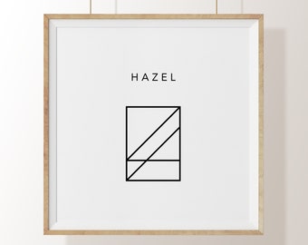Classic Minimal Custom Name Logo Design Monogram