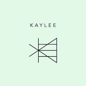 May include: A black and white geometric logo with the word "KAYLEE" above it. The logo is a stylized design of a vertical line with a triangle and horizontal lines.