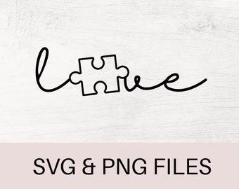 Autism SVG, Autism PNG, Autism Awareness SVG, Cut Files, Autism Printable, Autism Love Svg, Autism Puzzle Svg