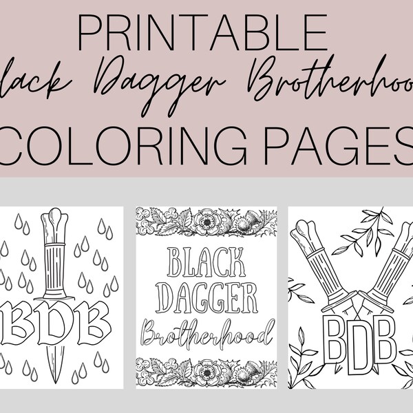 Black Dagger Brotherhood - Etsy
