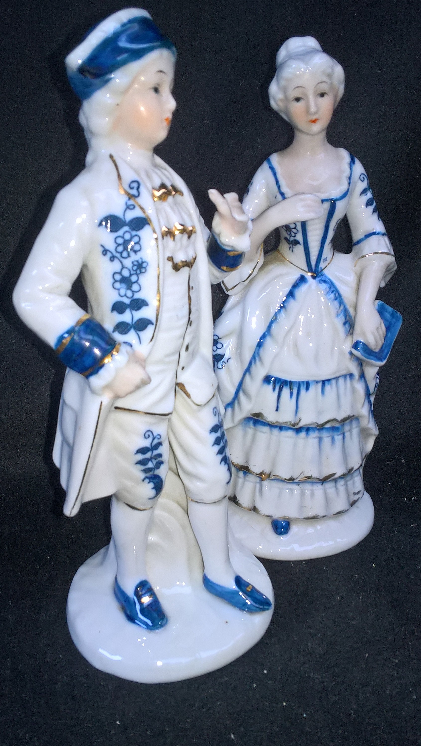 Vintage Pair of China Figurines Etsy UK