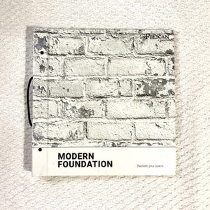 Wallpaper Sample Book Scrapbooking & Paper Craft Supply Art Collage Modern Foundation Old Brick Distressed Painted Wood Geometrics Plaster