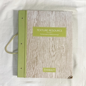 Wallpaper Sample Book Art Collage Paper Crafts Texture Resource from Thibaut Wallcoverings Textured Vinyl Paper Wood Metal Feathers Leather