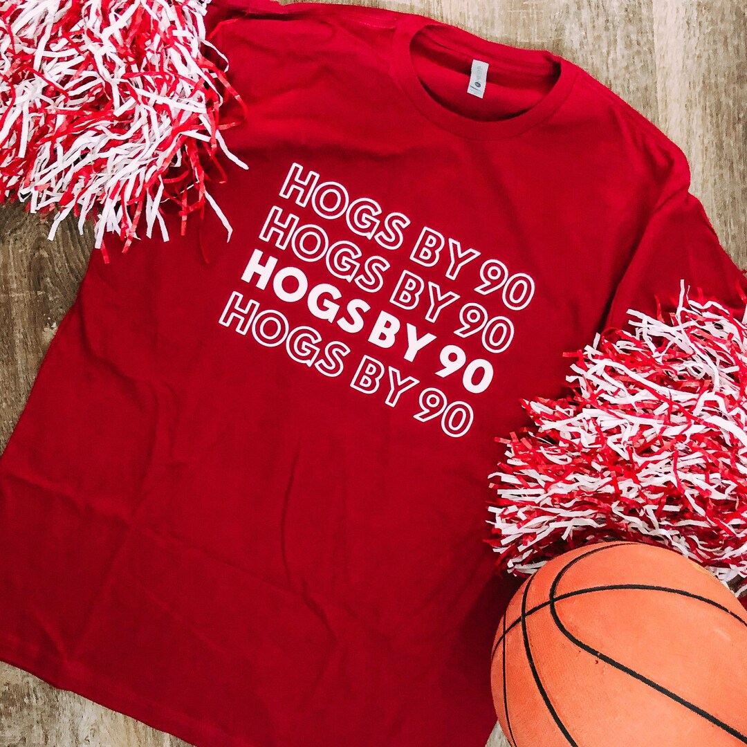Hogs by 90 Tshirt / Razorback Basketball / WPS / Arkansas Shirt - Etsy