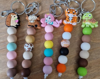 Beaded Custom Keyrings