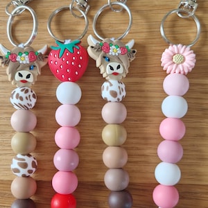 Portachiavi personalizzati con perline