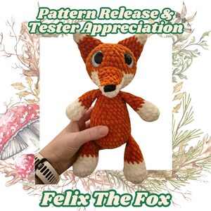Felix The Fox Crochet Pattern - Amigurumi Fox Pattern