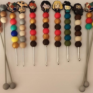 Beaded HP Inspired Crochet Hooks, Novelty Custom Crochet Hooks Made To Order