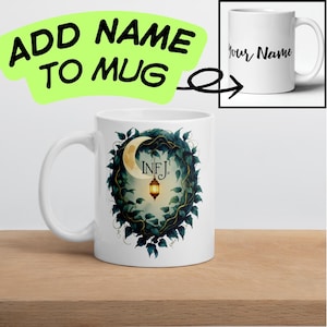 INFJ Personalised Mug – Myers-Briggs MBTI Coffee Cup | 16 Personalities Gift | Introvert Psychology Gift Idea