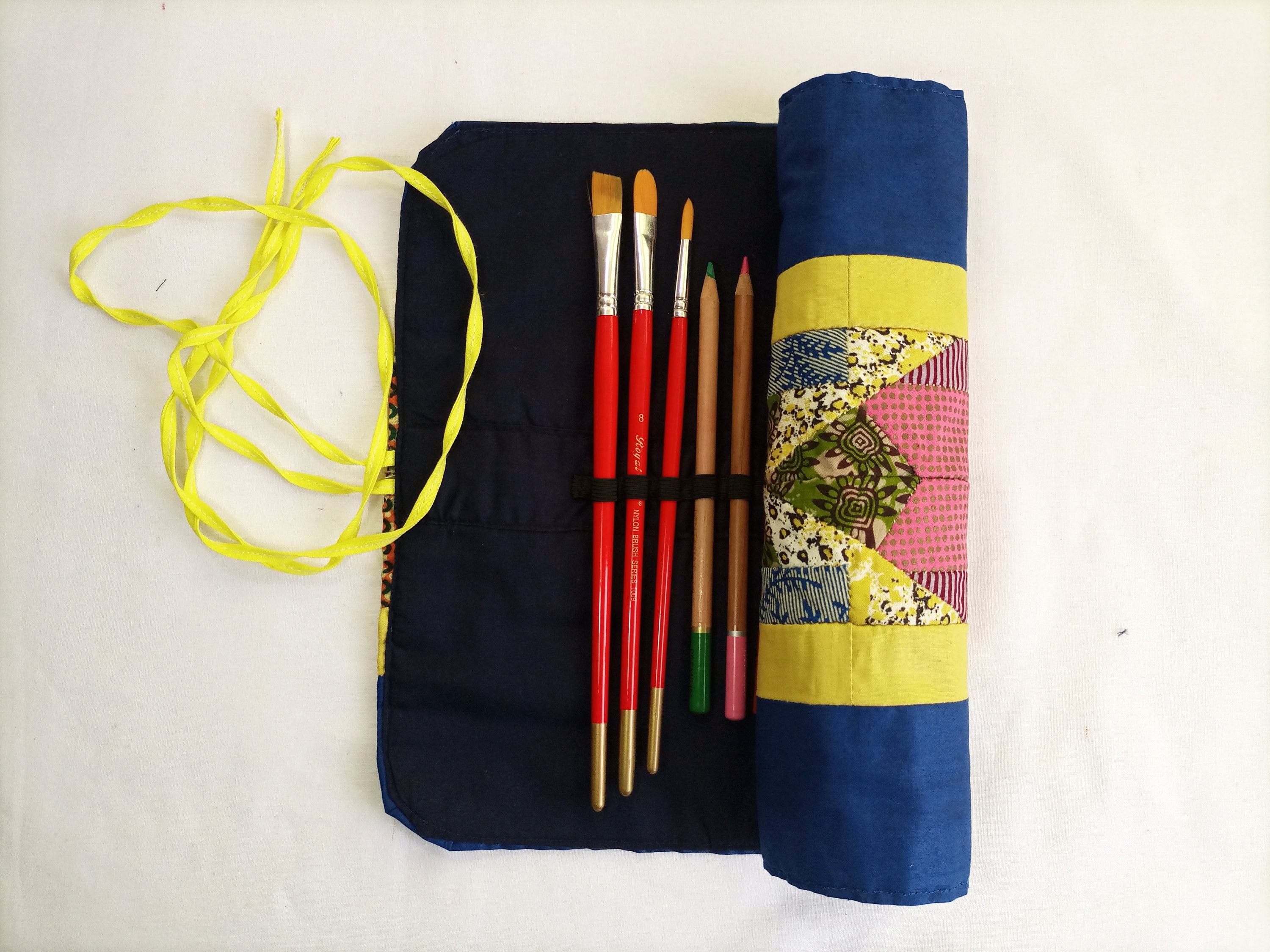 Artist Roll Case Pen holder Roll Pen case Pencil Case Etsy