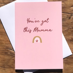 Você tem essa mamãe | Nova mãe | Cartão do chá de fraldas | futura mamãe | Mamãe | Linda mãe | Dia das Mães | Parabéns Cartão Comemorativo | Mamãe