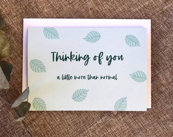 Thinking of You Card | Sympathy Card | You Are In My Thoughts | Friendship | Big Hugs | I’m Sorry Card