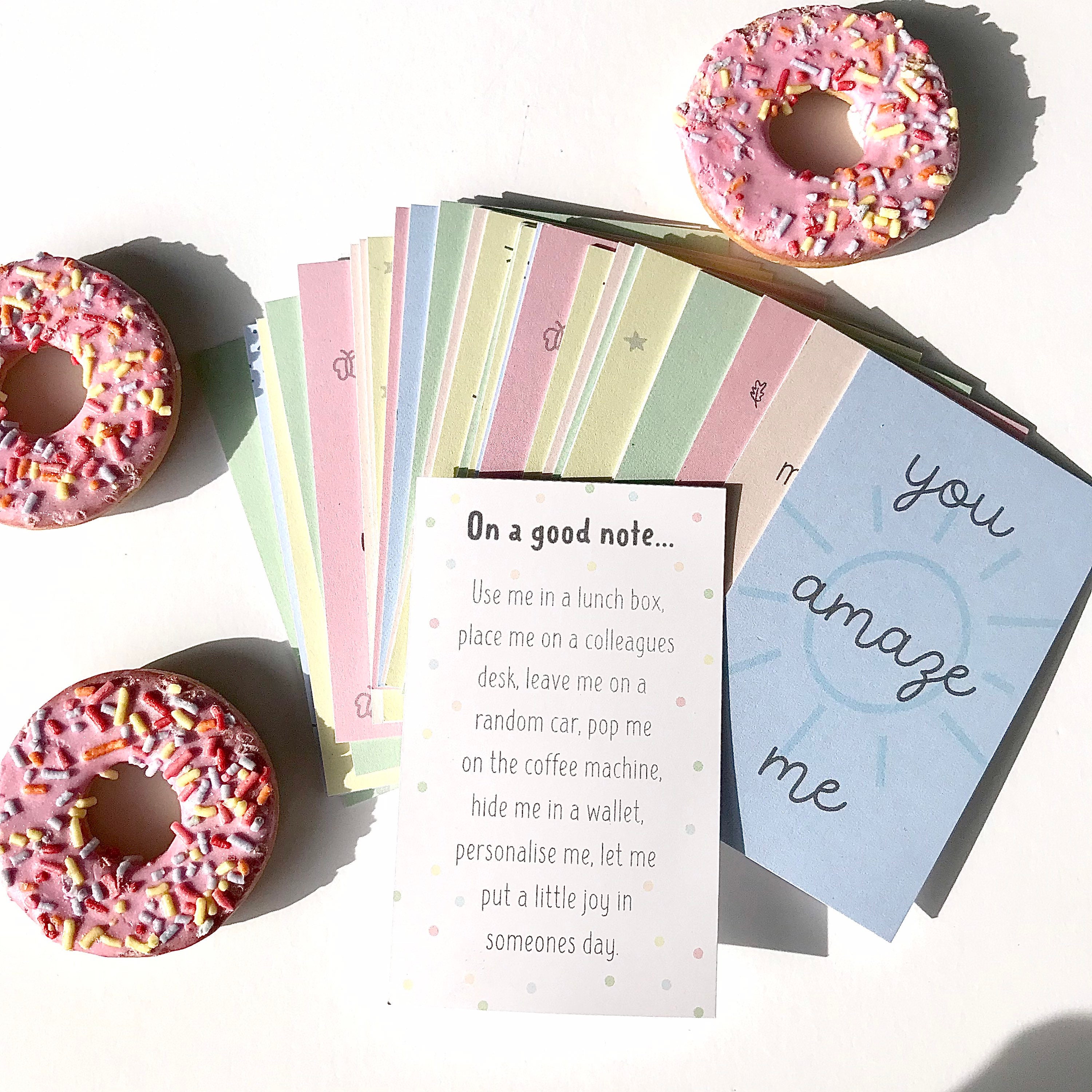 Kindness | Note Cards | Gift | Recycled Card | Pay It Forward | Lunch…