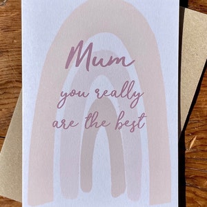Mutter-Tages-Karte | Die beste Mama | Mamas Tag | Beste Mama aller Zeiten | Karte für Mama | Muttertag | Mama ich liebe dich | Von und nach Karten | Mama Geschenk