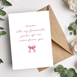 Tarjeta del Día de la Madre / Día de la Madre / Te amo mamá / Mamá, eres genial / La mejor mamá / Mamá genial / Mamá bebé / Lazos / Mamá / Regalo para mamá