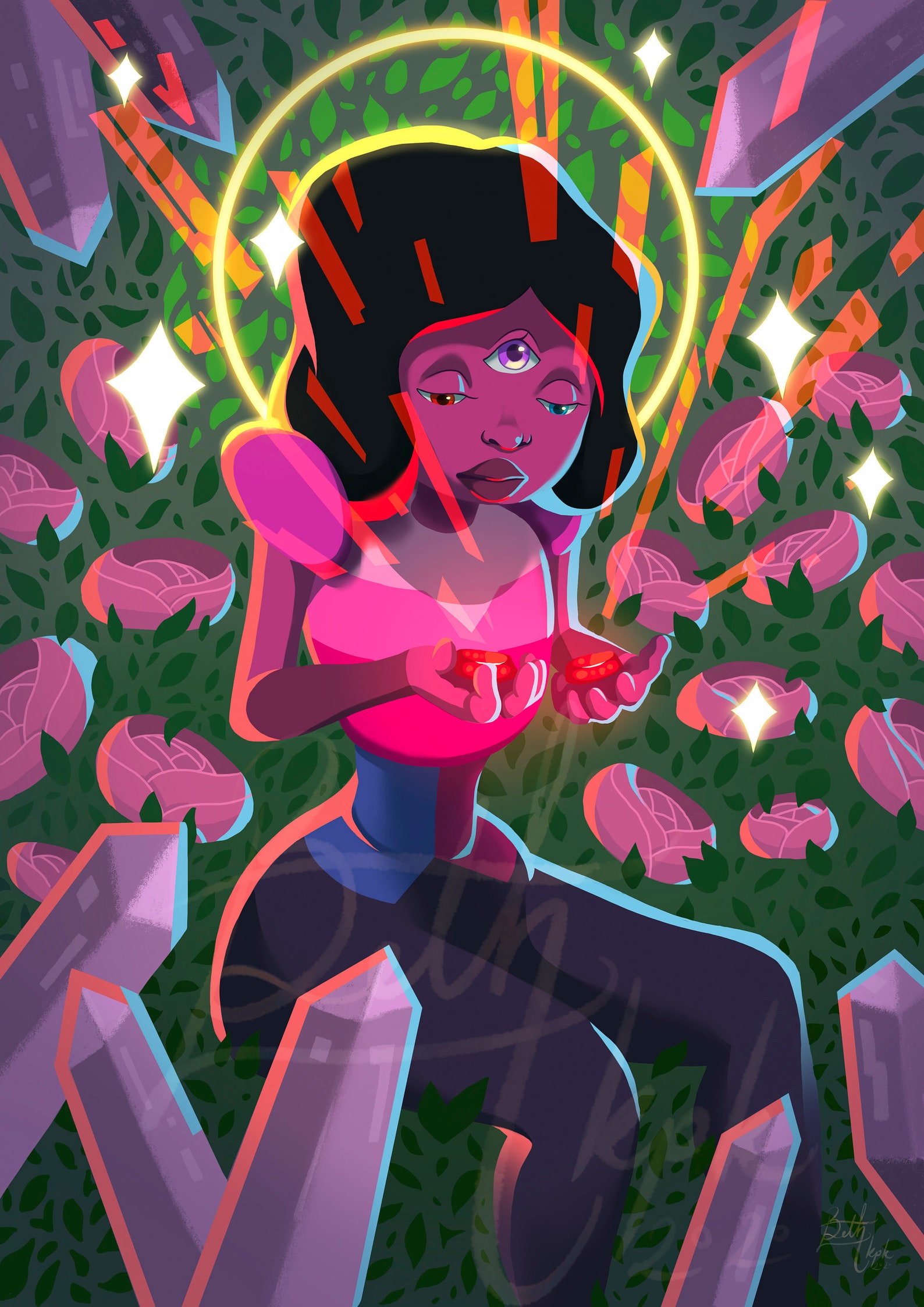 Steven Universe Fan Art Digital Art Print Etsy