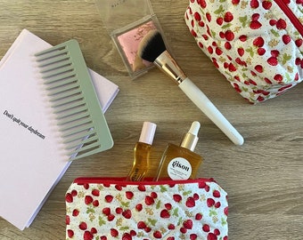 Strawberry Makeup Bag