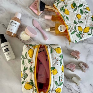 Lemon Makeup Bag image 1