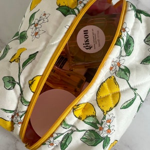 Lemon Makeup Bag Boxy Pouch 17x12x10 cm