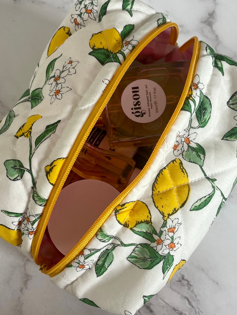 Lemon Makeup Bag afbeelding 3