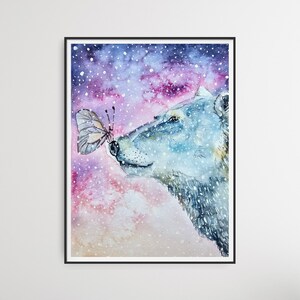 Orso polare con la farfalla. A4