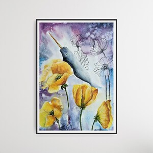 Il Viola Magico. Decorazione da parete. A3