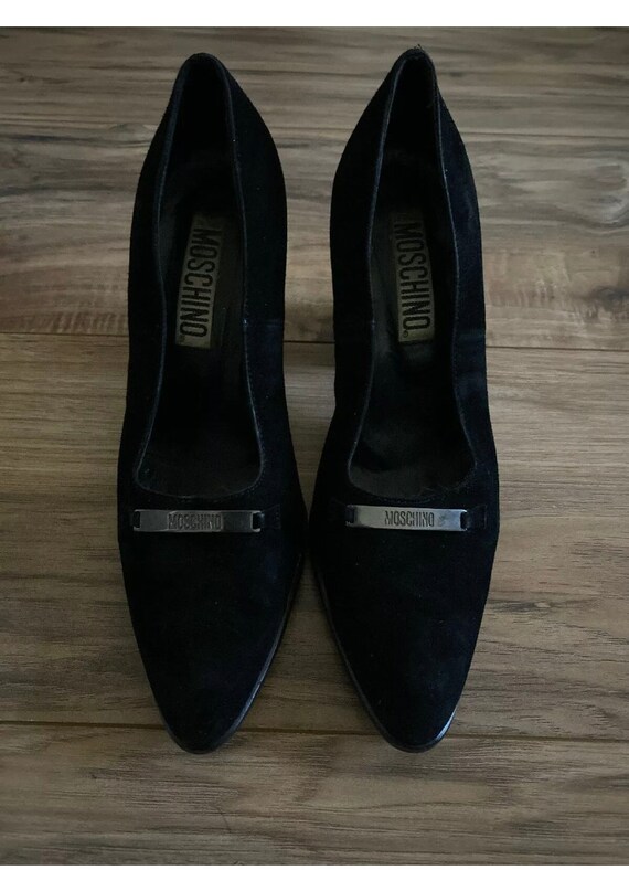 Vintage Moschino Block Heel Pumps