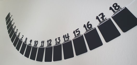 Girlande Zum 18. Geburtstag - 230cm Fotogirlande Mit 150 Konfetti Stück Für Perfekte Party-Deko