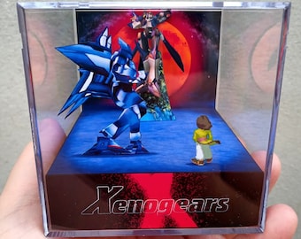 Xenogears (Grahf il cercatore di potere) - Diorama cubo 3D