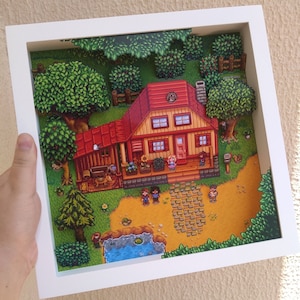 Stardew Valley (Cozy Spring) - 3D Shadowbox