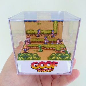 Goof Troop - 3D Cube Diorama