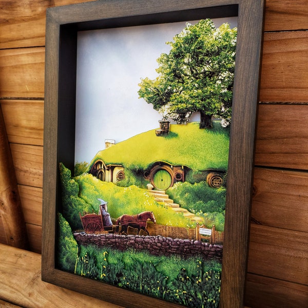 The Lord of the Rings (The Shire) - 3D Shadowbox