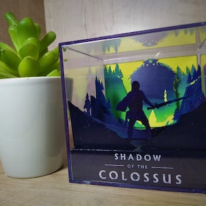 Shadow of the Colossus - 3D Cube Diorama