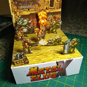 Metal Slug X - 3D Cube Diorama