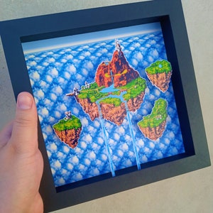 Chrono Trigger (Kingdom of Zeal) - 3D Shadowbox