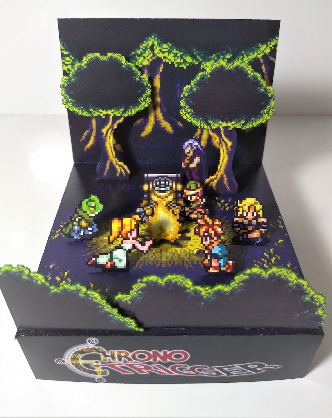 クロノトリガー - 3D キューブジオラマ - Etsy 日本
