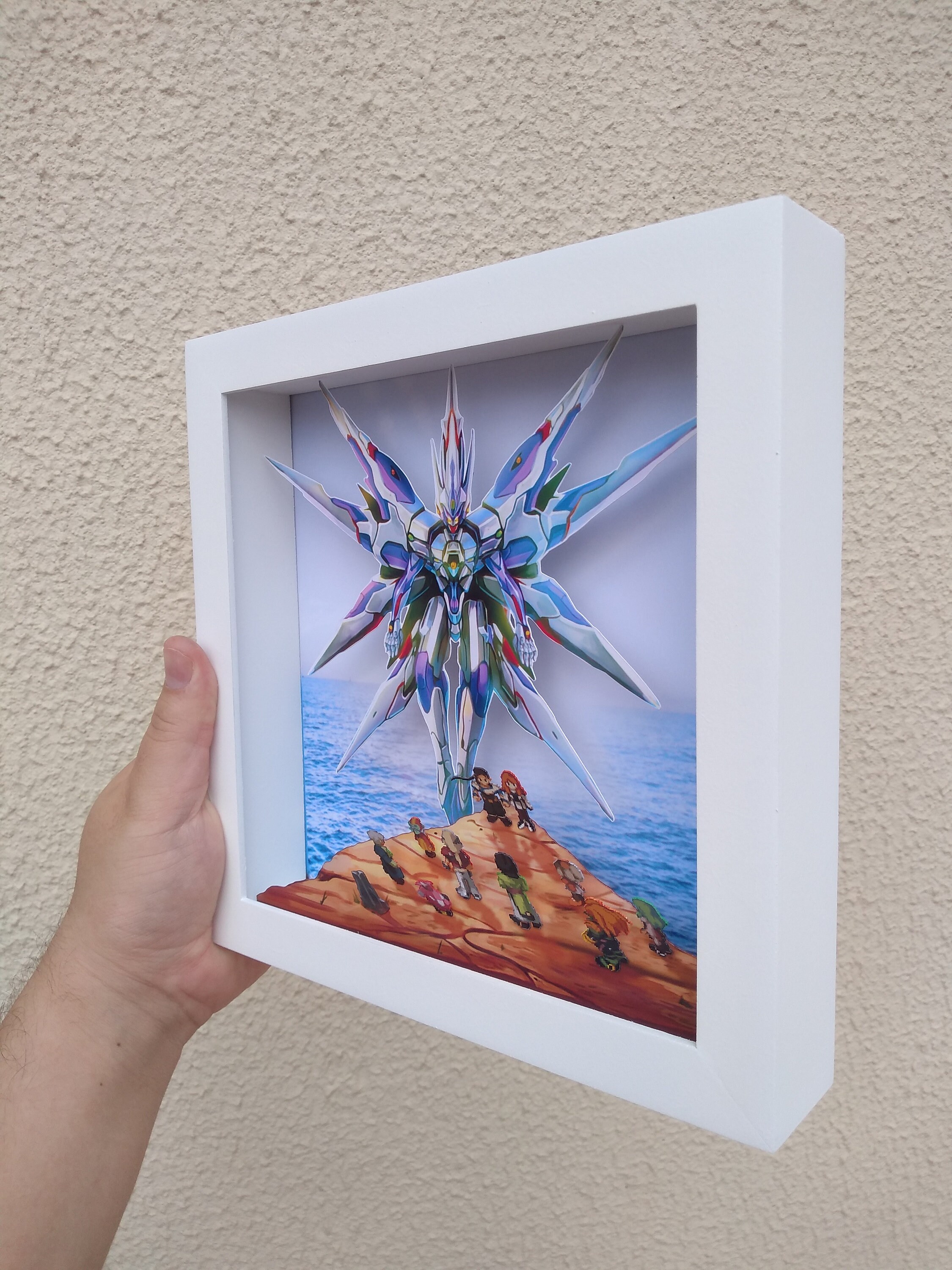 Xenogears ending 3D Shadowbox Etsy