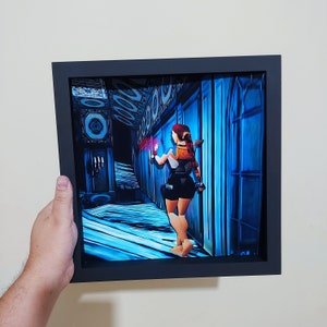 Tomb Raider II (Wohnquartiere) – 3D-Shadowbox