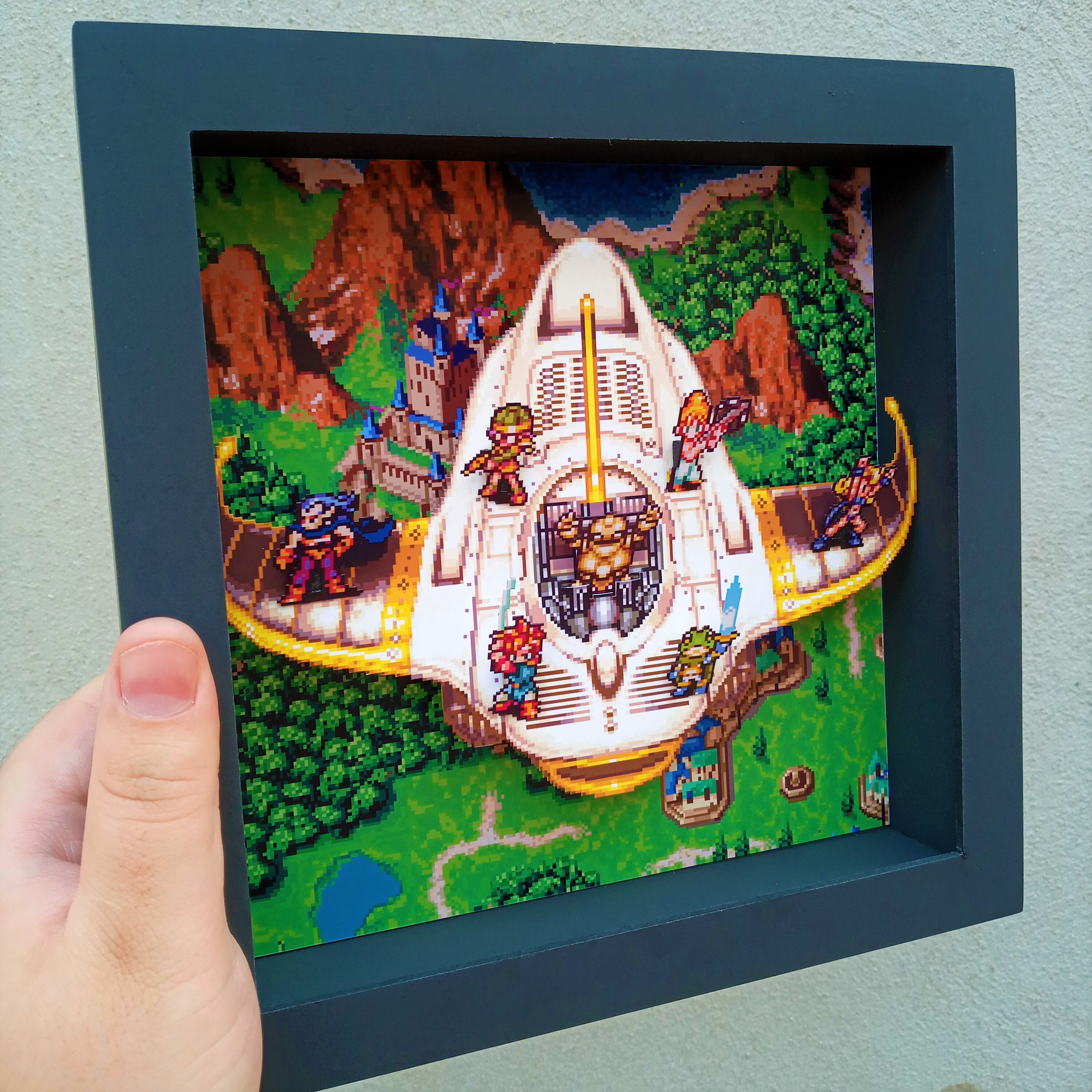 クロノ トリガー - 3D シャドーボックス - Etsy 日本