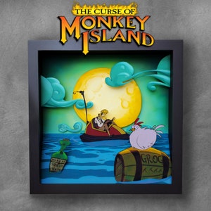 The Curse of Monkey Island - 3D Shadowbox