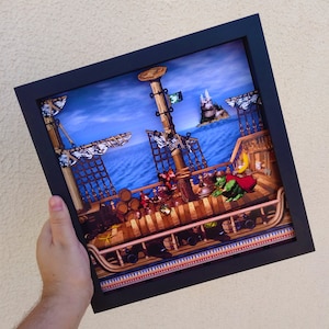 Donkey Kong Country (King K. Rool) - 3D Shadowbox