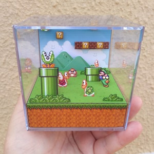 Super Mario Bros (All Stars version) 3D Cube Diorama