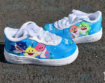 Custom Shoes Air Force 1 For Kid, Cartoon Custom Sneaker, Girls Sneakers, Boys Shoes